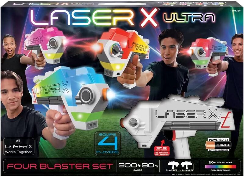 Laser X Ultra 4 Blaster Laser Toy Game Set - (6+ Years)